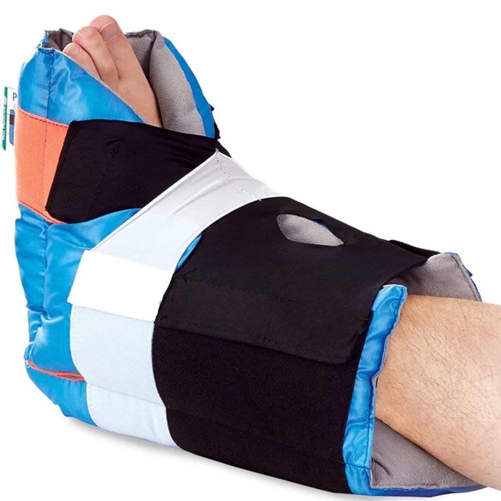 Sage Blue and White Heel Protector